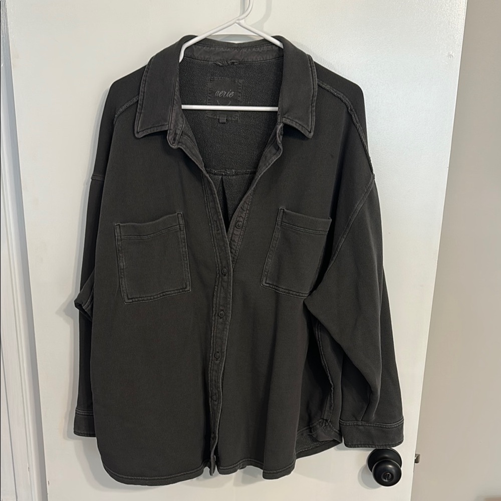 Aerie button up sweater